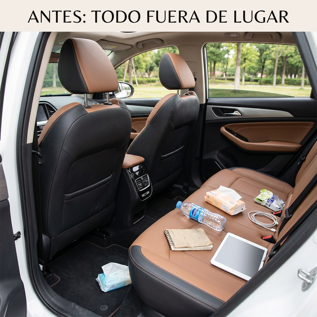 Organizador para asiento de auto con bandeja plegable – My Store