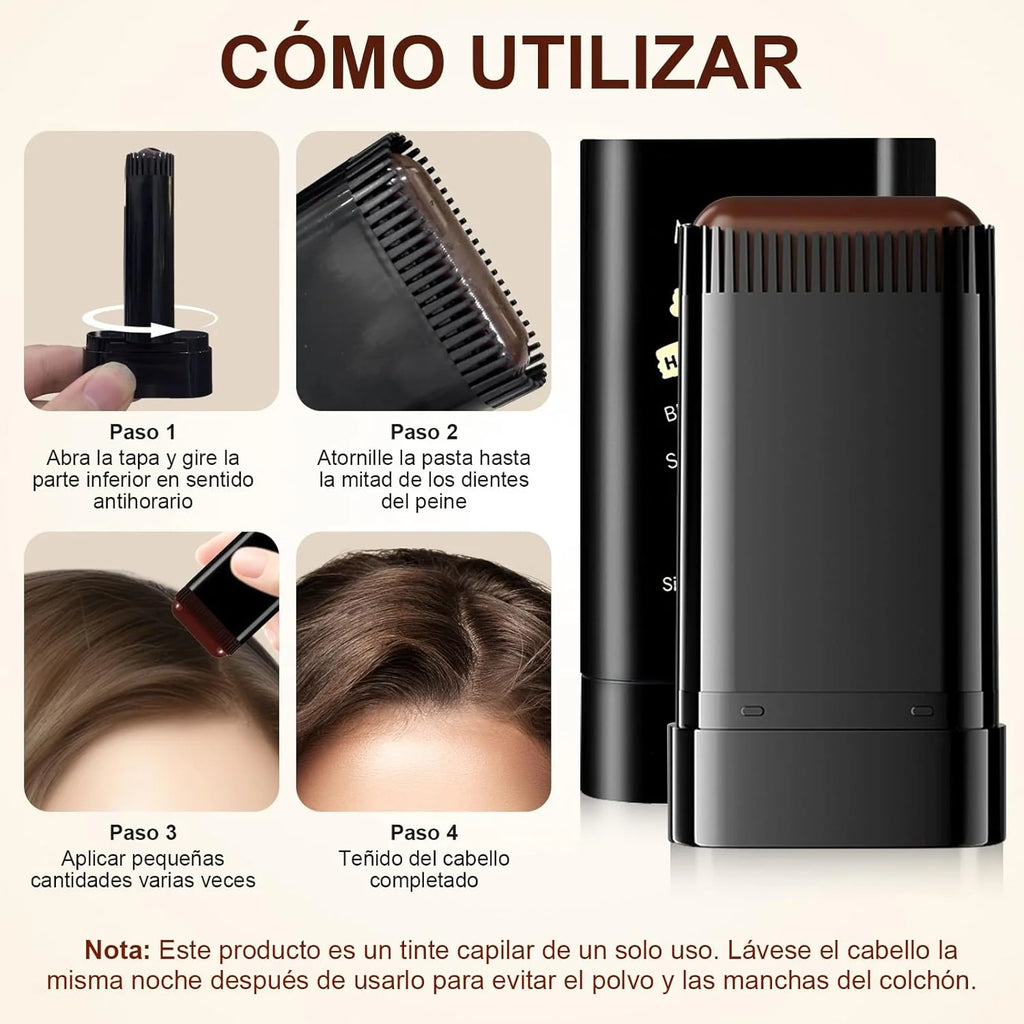 Varita Mágica Cubre Canas — Color instantáneo en 10 segundos